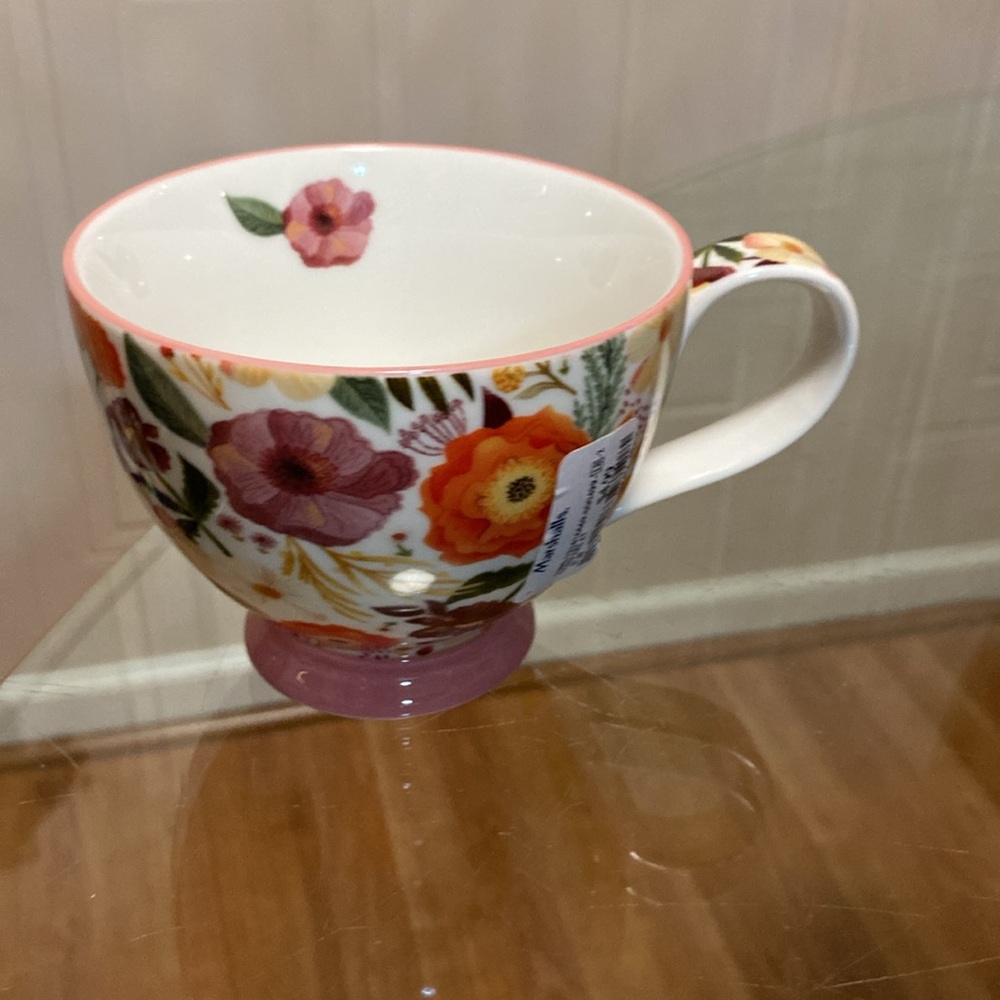 Floral Ceramic Teacup